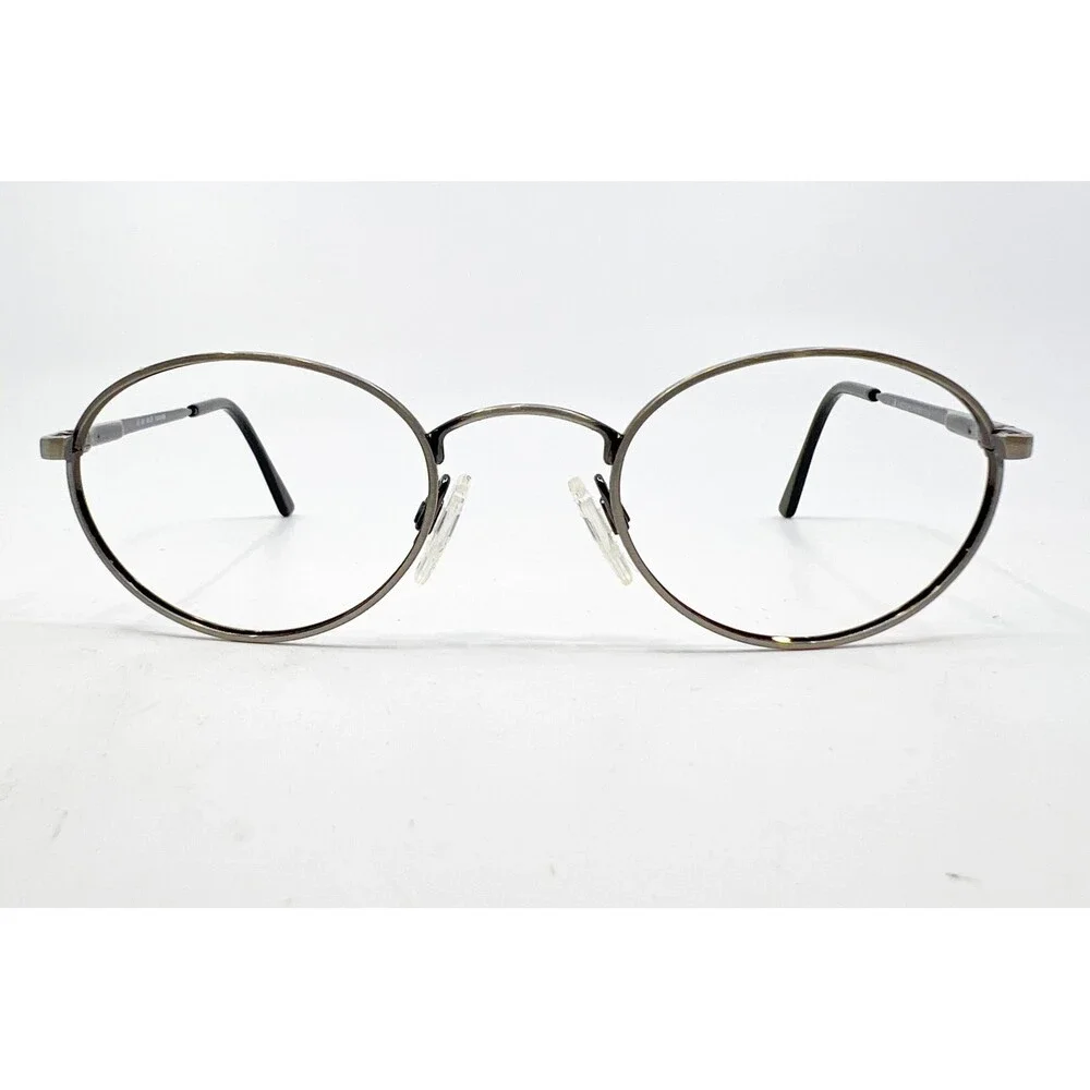 Randolph Eyeglass Frames Unisex Gunmetal RE 801 Oval Metal 48-22-145